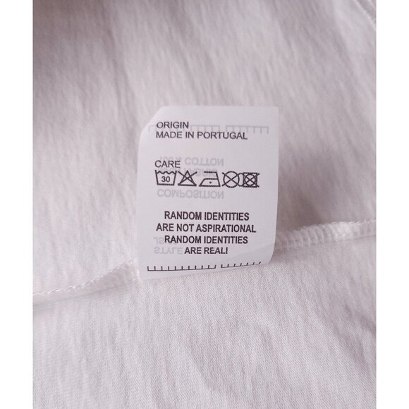 Random Identities Short Sleeve T-Shirt Size M Mens White Tee $220 - Picture 9 of 9